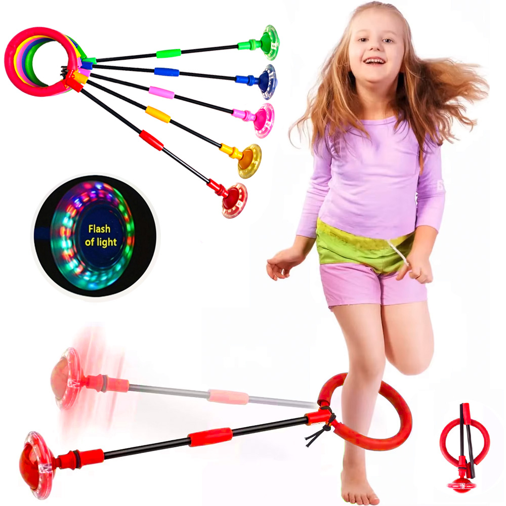 Kids Outdoor Adventure - Flash Springtouw Bal Kinderen Eén Voet