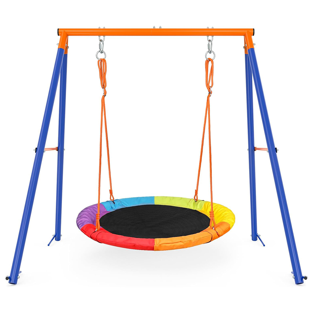 Kids Outdoor Swing Set - Speeltuin ijzeren tuin schommelsets groothandel buitenspeeltoestellen