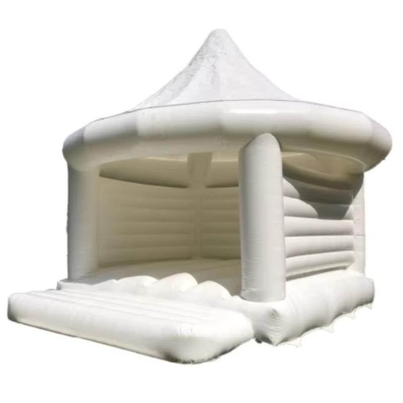 Outdoor Toys For Kids - Opblaasbaar wit huwelijkskasteel buitenspeelgoed voor kinderen
