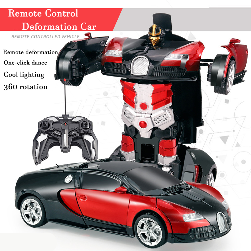 Kids Outdoor Adventure - 2in1 elektrische RC auto transformatie robots