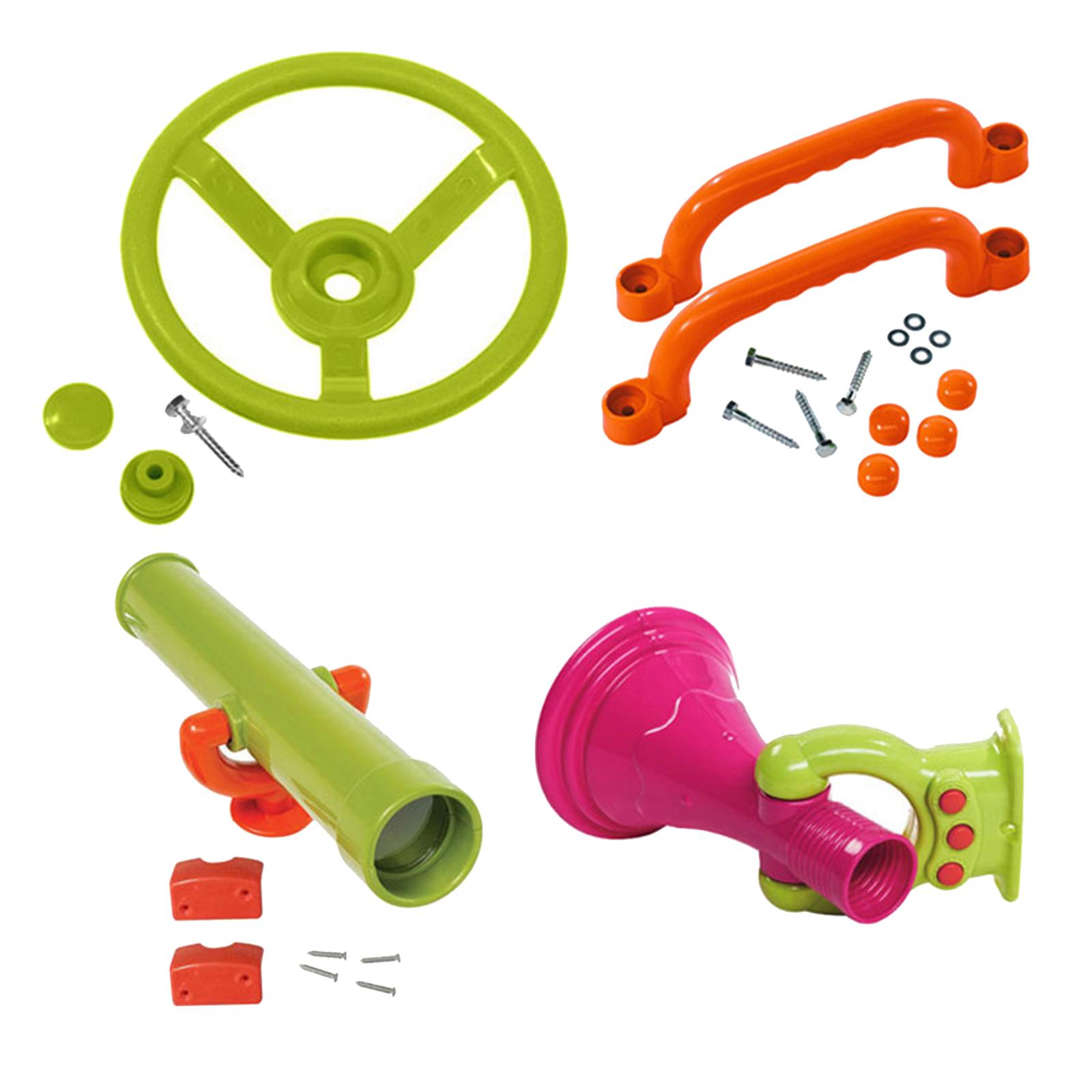Kids Outdoor Jungle Gym - 4-delige Jungle Gym Kingdom speeltuinaccessoires onderdelen