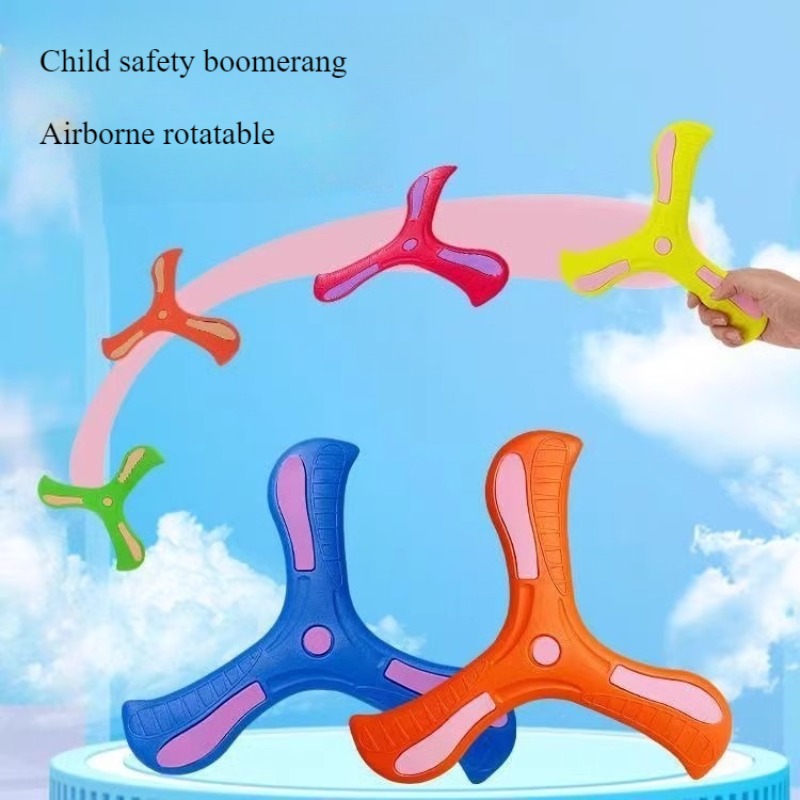 Outdoor Toys For Kids - Kinderen Boomerang Zacht driebladig kruis Volwassen