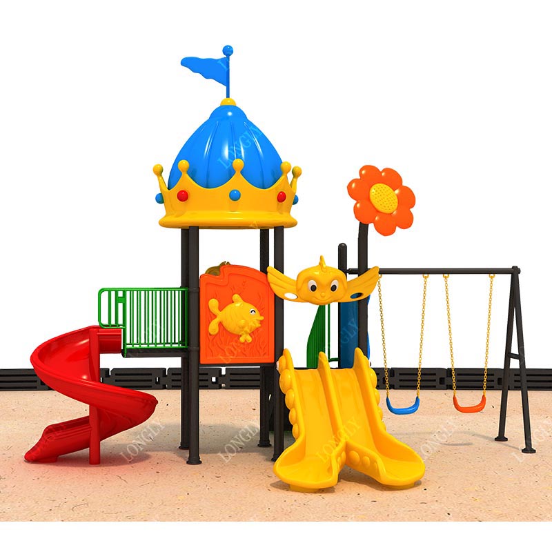 Kids Outdoor Swing Set - Speeltoestellen voor kinderen, buitenspeeltuin met schommelset