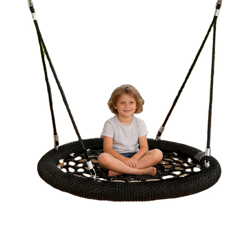 Kids Outdoor Nest Swing - ROPECUBE Staaldraad Vogelnest Schommel Scheurbestendig Snel