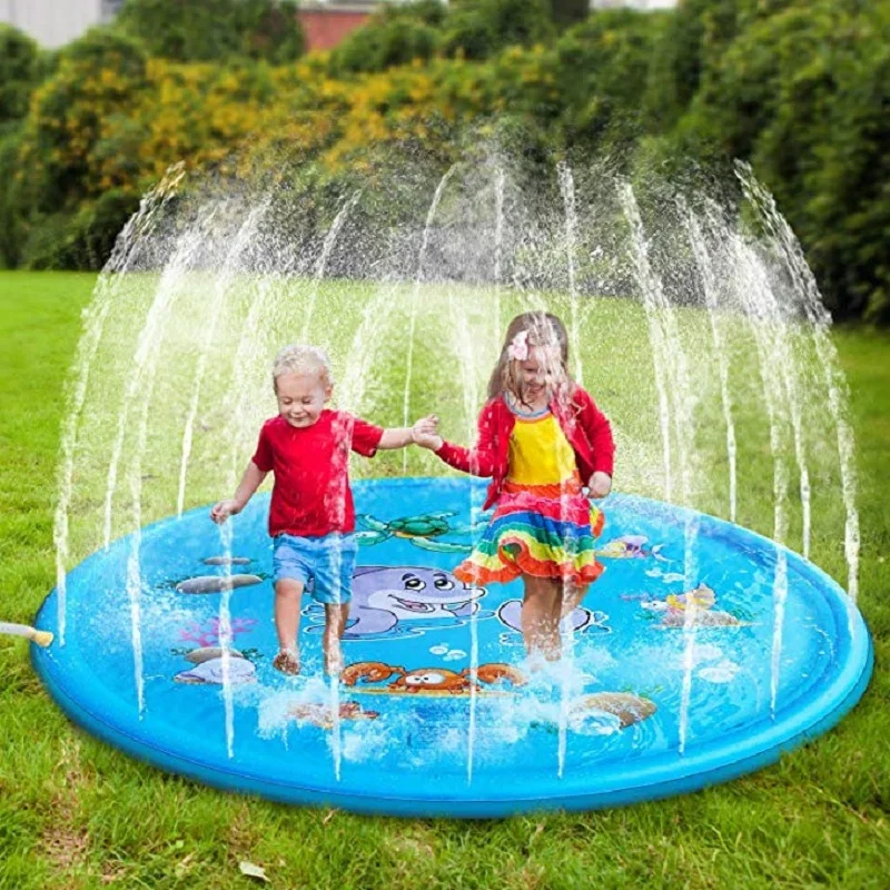 Sprinkler Splash Pad - 100/170 Cm Kids Opblaasbare Water Splash