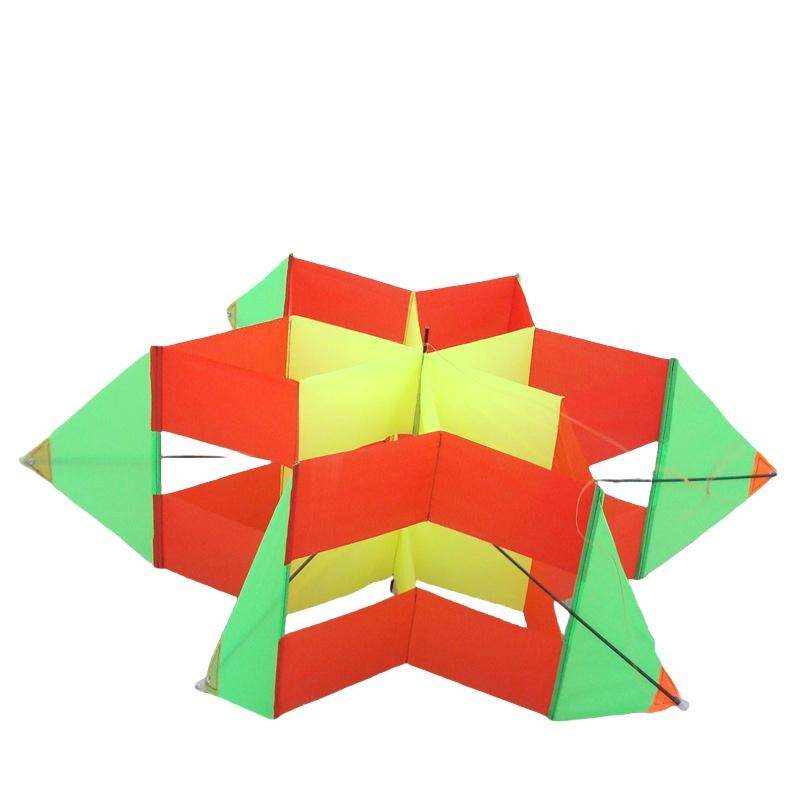 Kite Easy Fly Kids - Reisvriendelijke 3D-vlieger in pruimenbloesemstijl voor kinderen