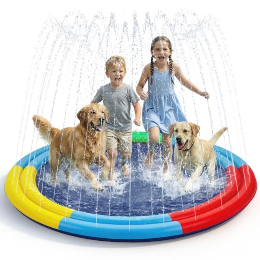 Sprinkler Splash Pad - Splash Pad voor en voor honden,