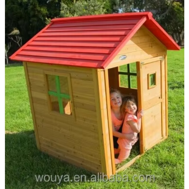 Kids Outdoor Playhouse - Goedkoop prefab houten speelhuisje, waterdicht, te