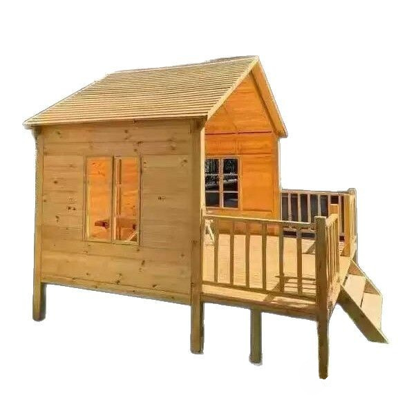Kids Outdoor Playhouse - Buiten beweegbare montage Gastgezin Boomhut Conserveermiddel