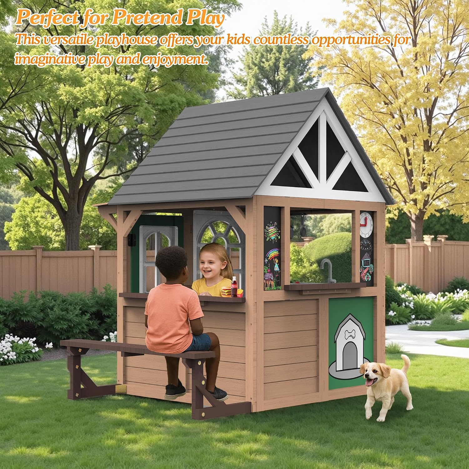 Seizeen Buitenspeelhuis voor K - Kids Outdoor Playhouse recensie en prijs