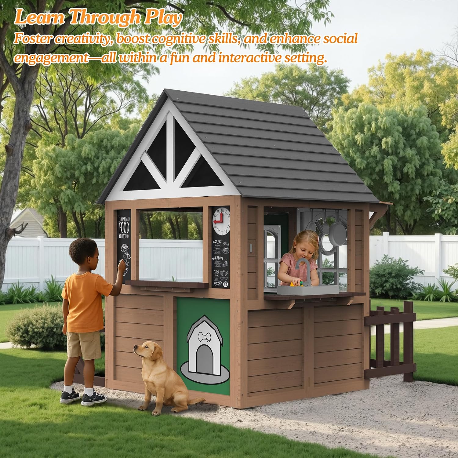 Seizeen Buitenspeelhuis voor K - Kids Outdoor Playhouse recensie en prijs