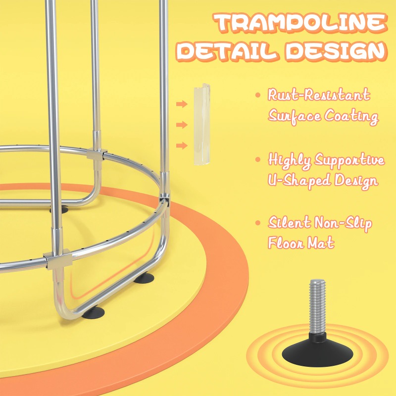 5FT Trampoline voor peuters, 8 - Kids Outdoor Hammock Swing recensie en prijs