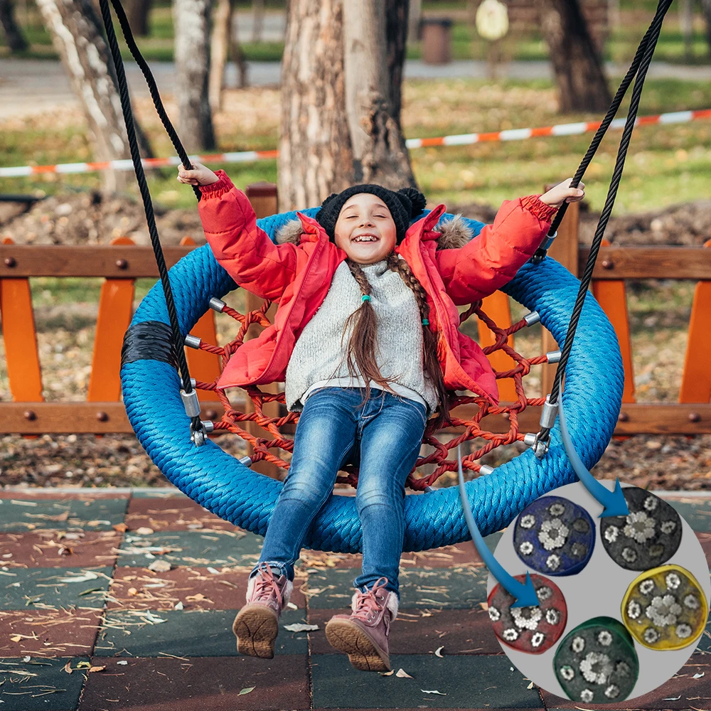Blauw/Rood Speeltuin Nestschom - Kids Outdoor Nest Swing recensie en prijs