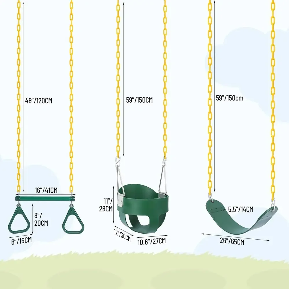 Buitenspeelcombinatie met ring - Kids Outdoor Swing Set recensie en prijs