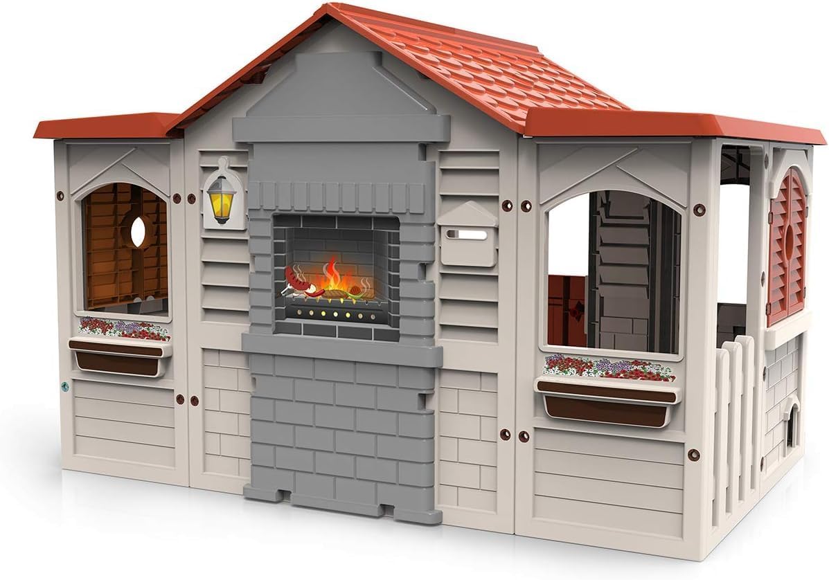 Le Chalet Grand Cottage Speelh - Kids Outdoor Playhouse recensie en prijs