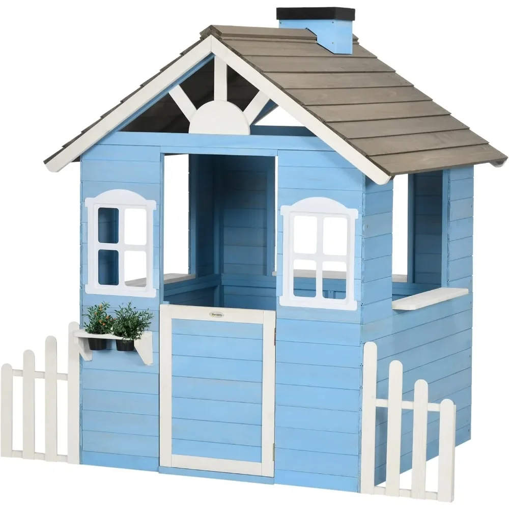 Speelhuisje voor kinderen Outd - Kids Outdoor Playhouse recensie en prijs
