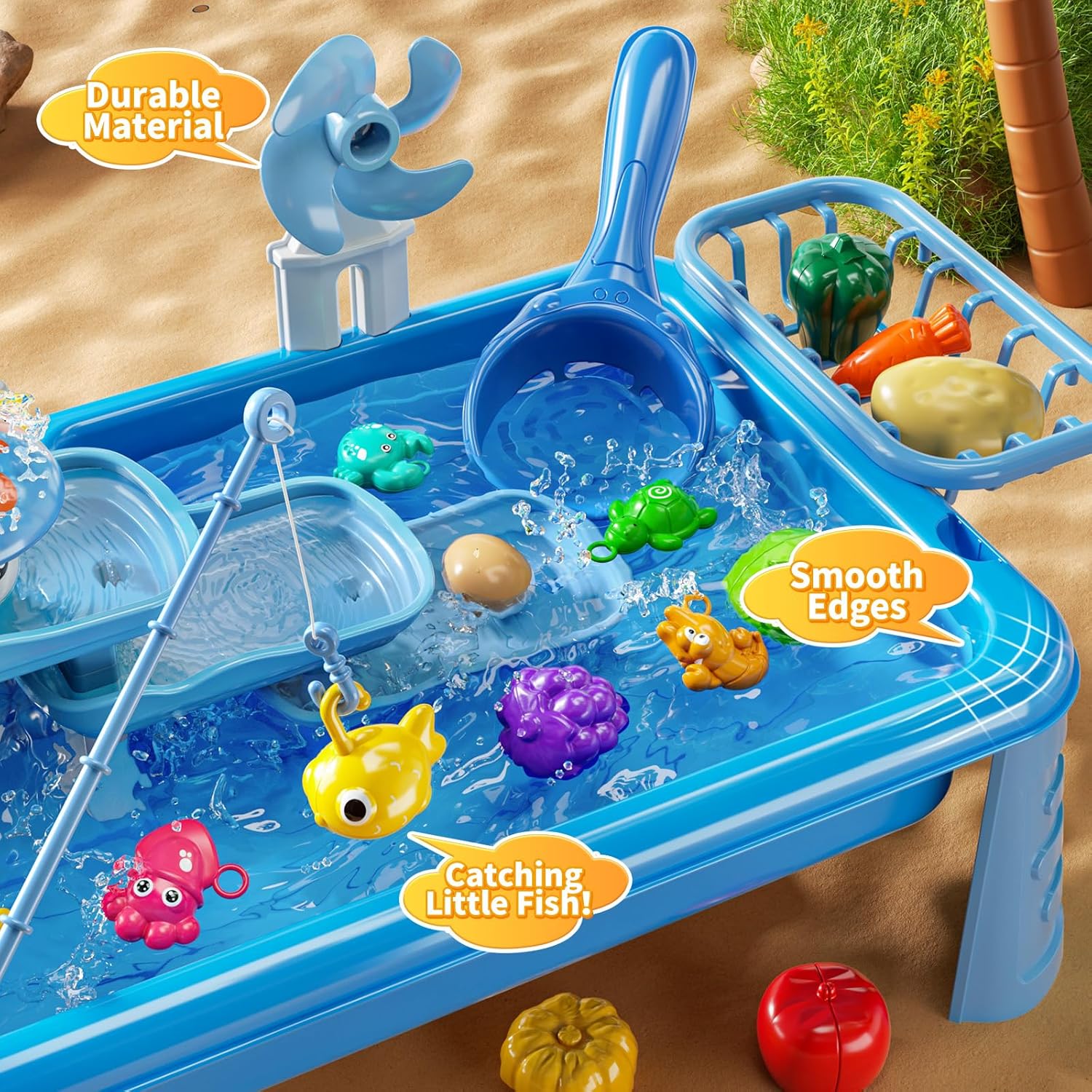 Waterbak voor peuters met pomp - Kids Outdoor Water Play Table recensie en prijs