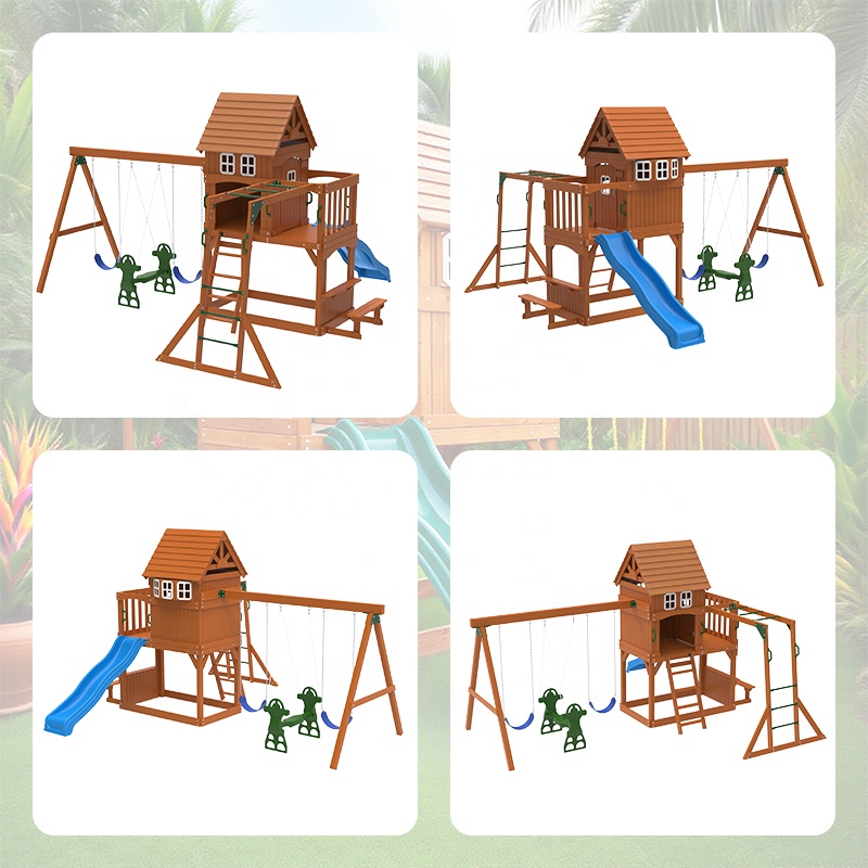 Groot buitenspeeltoestel kinde - Kids Outdoor Swing Set recensie en prijs