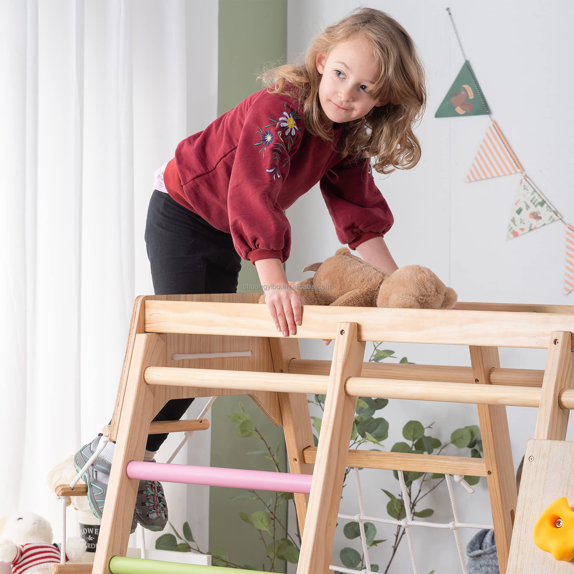 Klimwanden Attractieparkproduc - Kids Outdoor Swing Set recensie en prijs