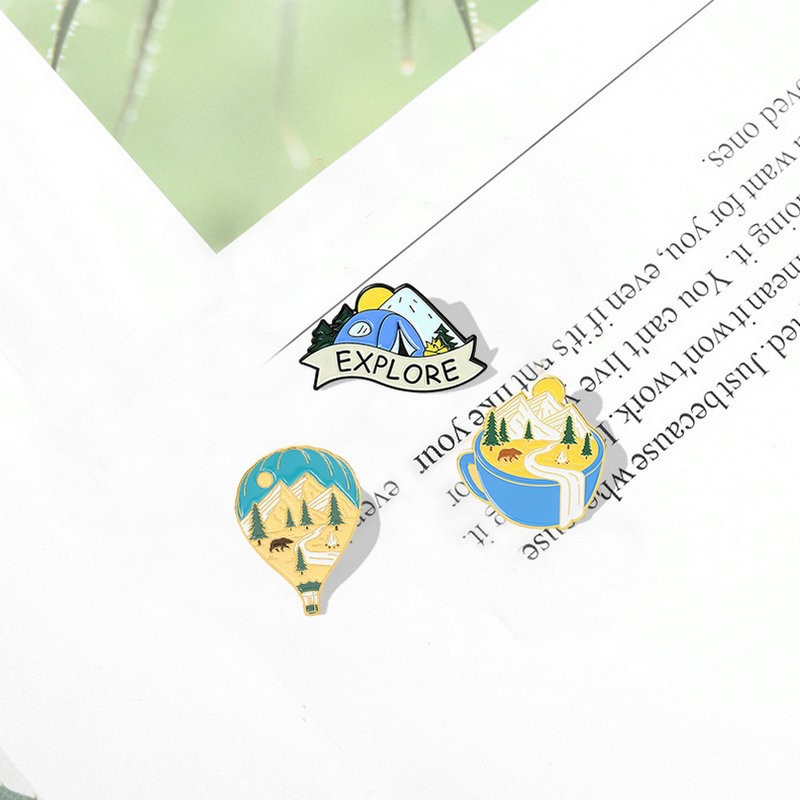 Camping Avontuur Emaille Pins  - Kids Outdoor Adventure recensie en prijs