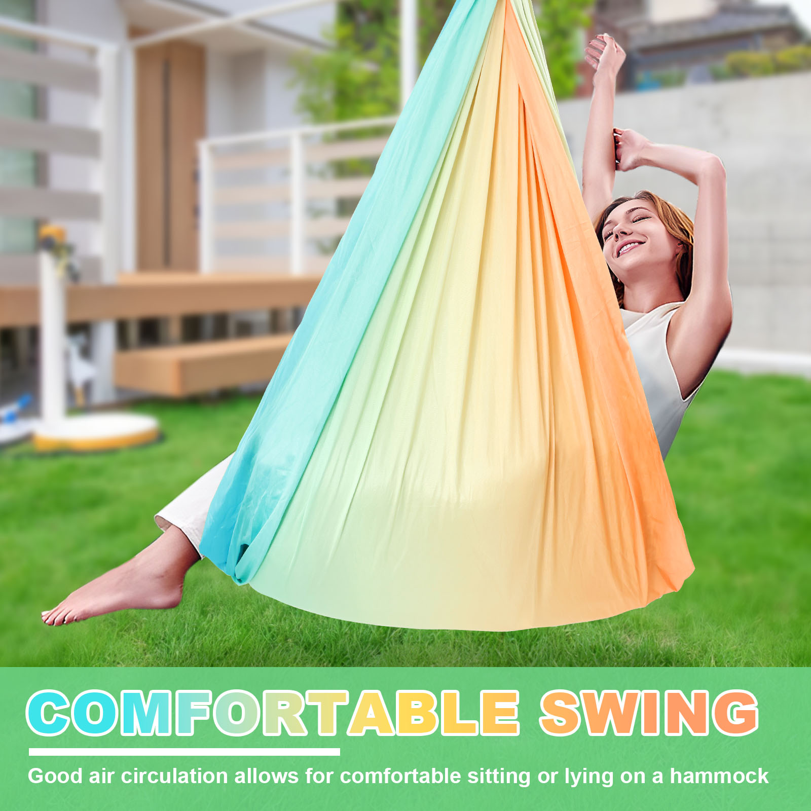 Sensorische schommel Kalmerend - Kids Outdoor Hammock Swing recensie en prijs