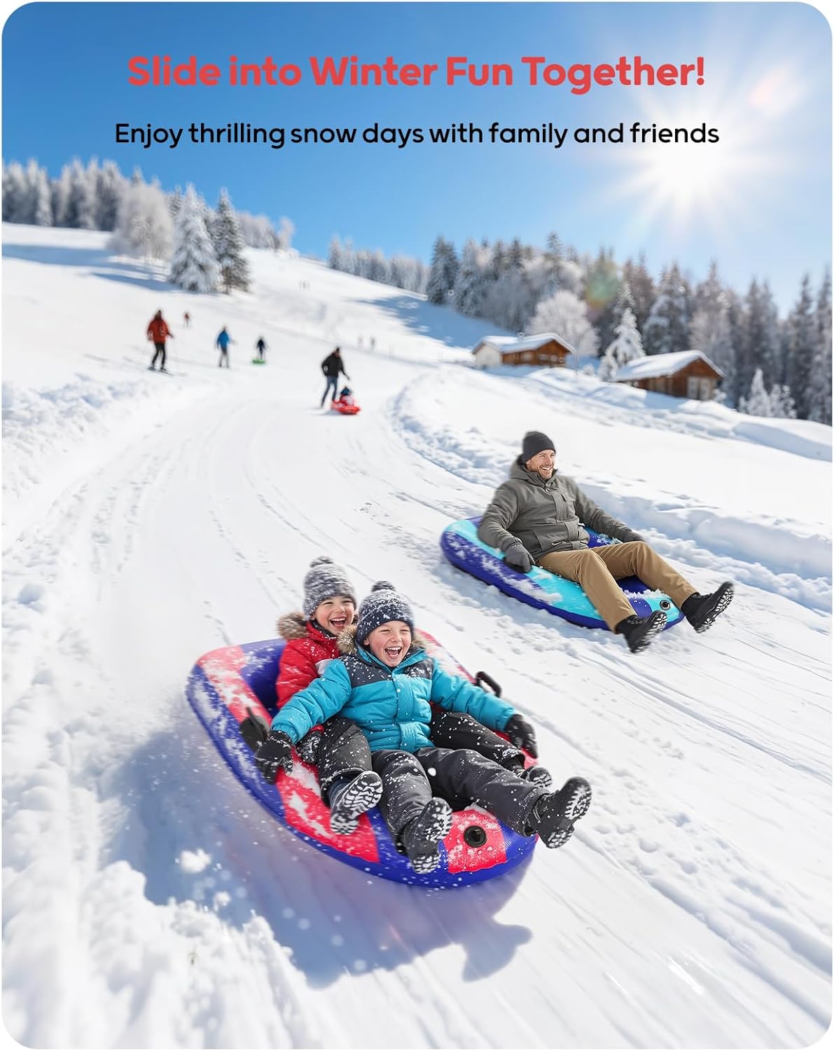 QPAU Opblaasbare PVC Sneeuwsle - Outdoor Toys For Kids recensie en prijs