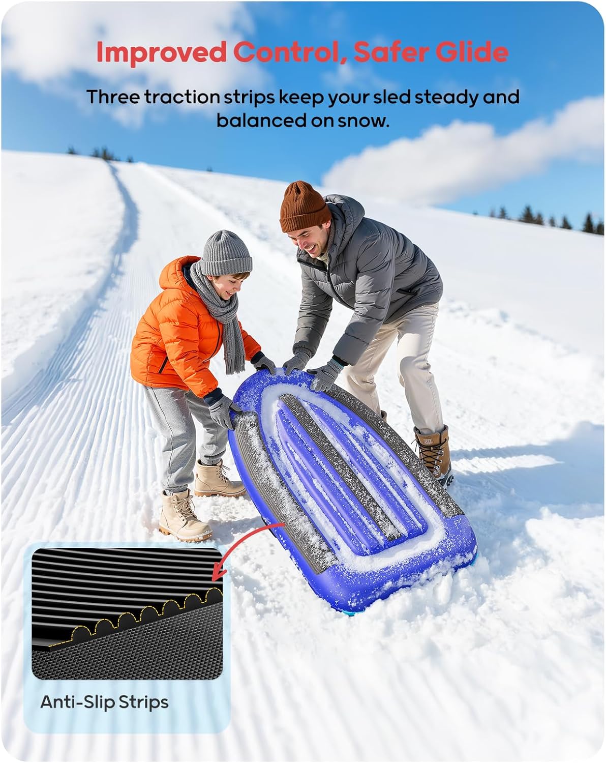 QPAU Opblaasbare PVC Sneeuwsle - Outdoor Toys For Kids recensie en prijs