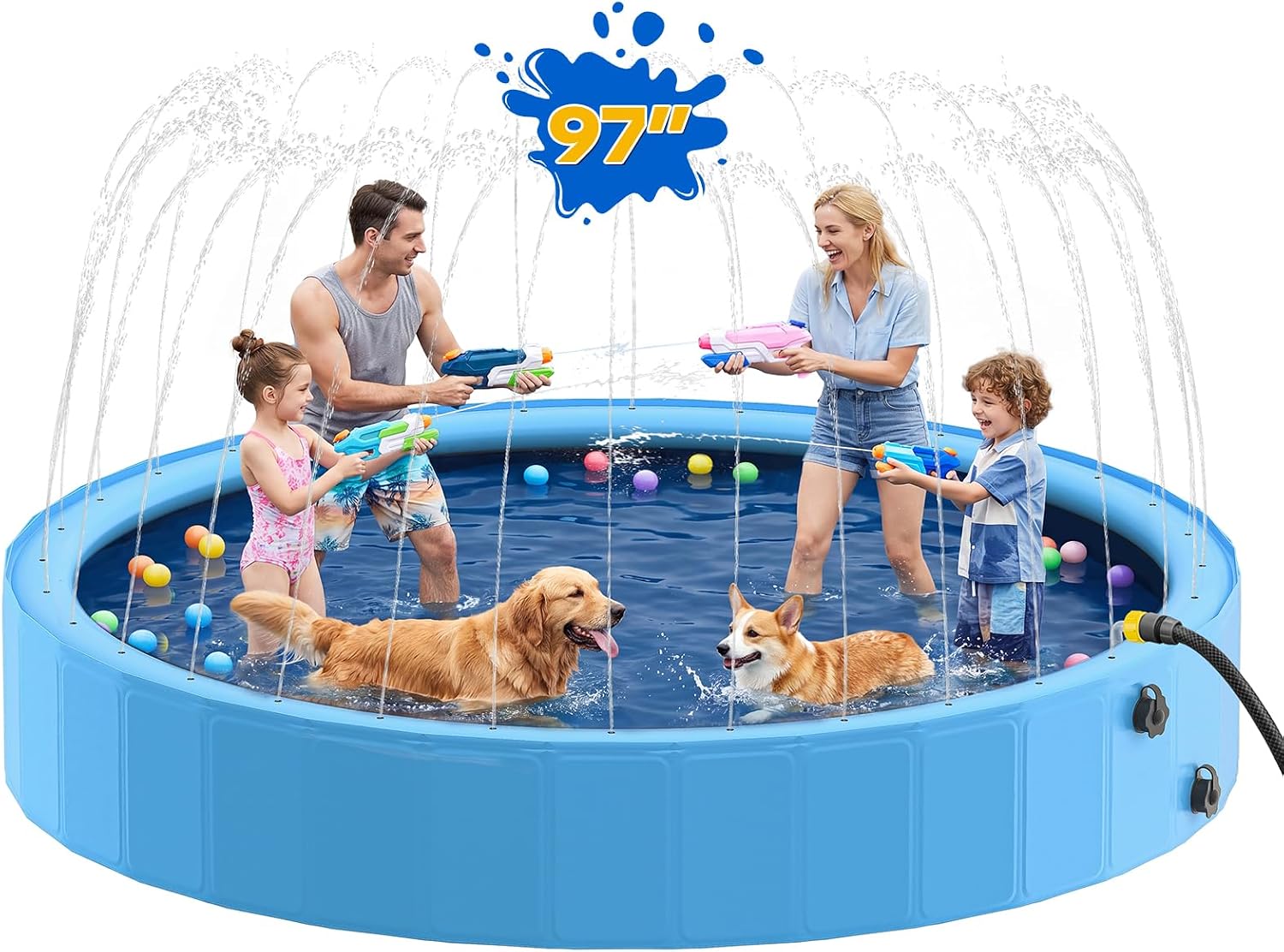 Spatspeelplaats PVC Materiaal  - Sprinkler Splash Pad recensie en prijs