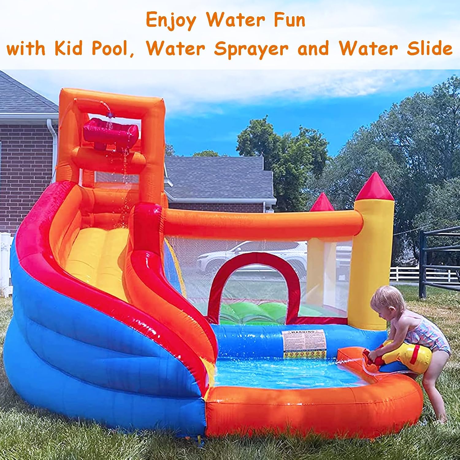 HuaKastro Opblaasbare Watergli - Kids Outdoor Playhouse recensie en prijs