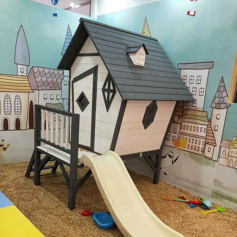 Groot speelhuis, kleuterschool - Kids Outdoor Playhouse recensie en prijs
