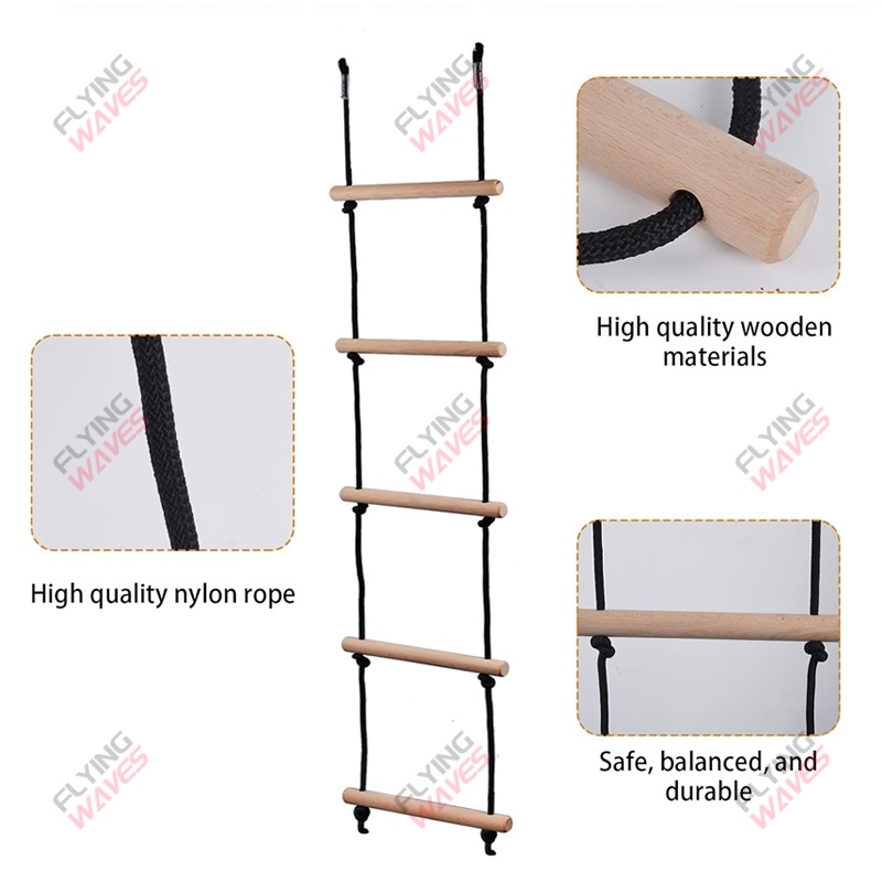 Kinderen Klimtouw Ladder Houte - Kids Outdoor Swing Set recensie en prijs