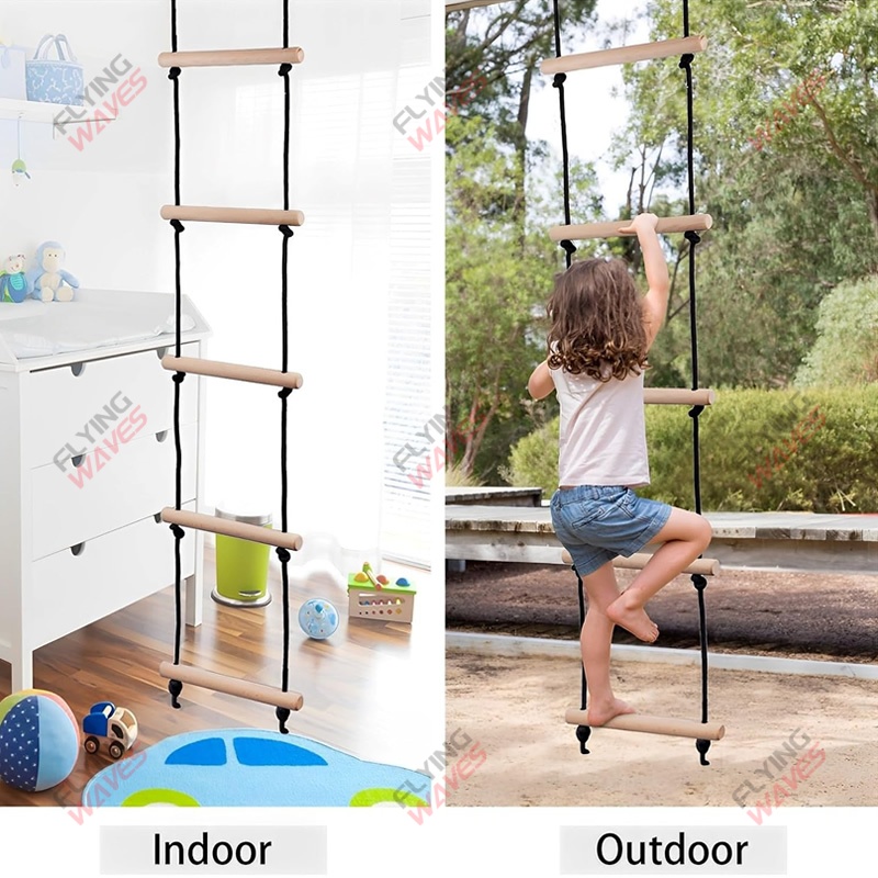 Kinderen Klimtouw Ladder Houte - Kids Outdoor Swing Set recensie en prijs
