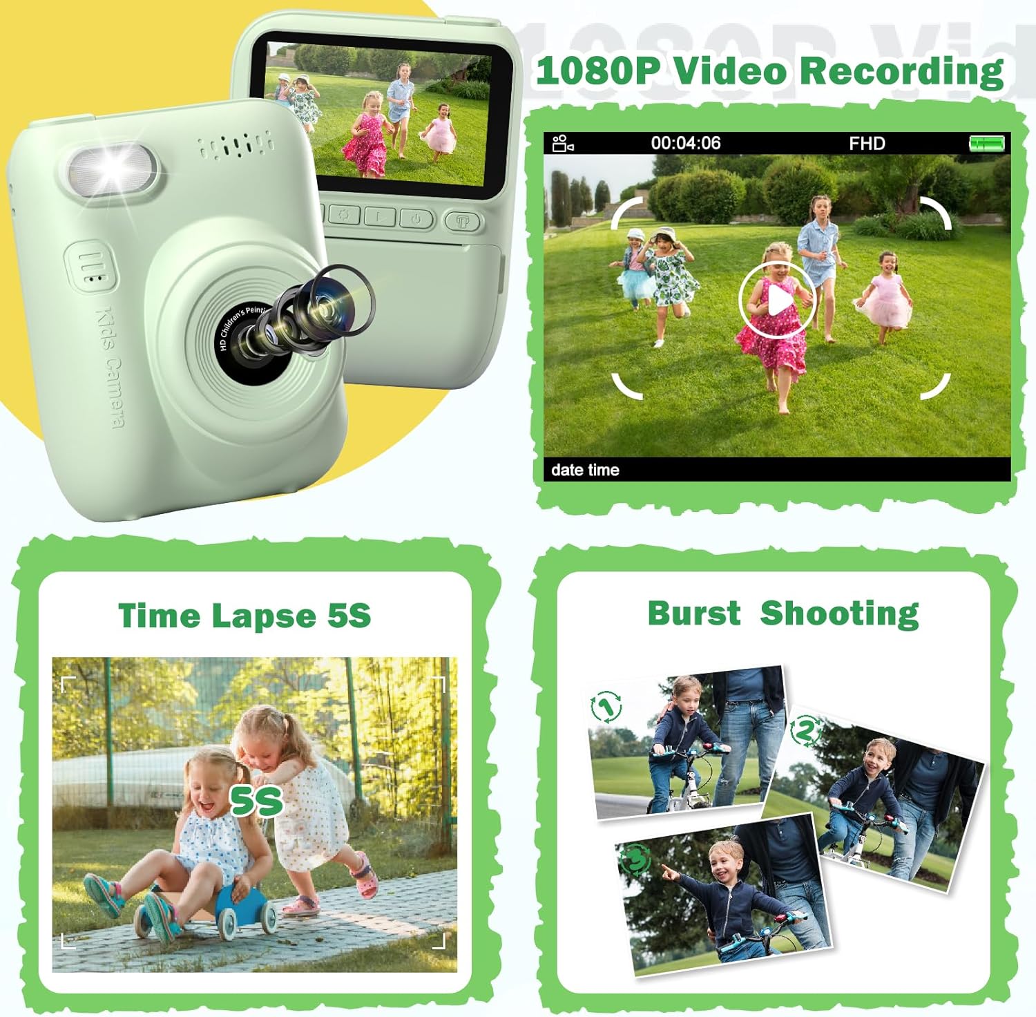 Instant Print kindercamera, dr - Outdoor Toys For Kids recensie en prijs