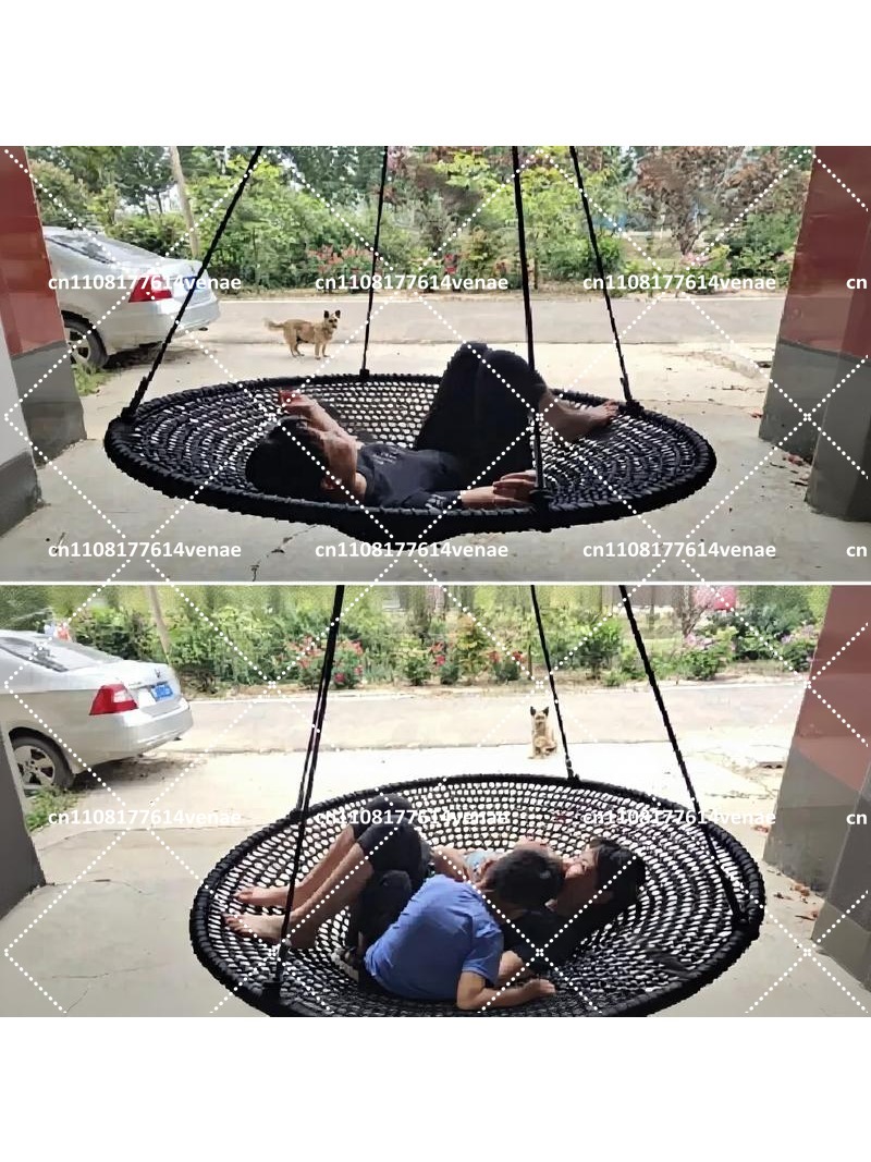 Ronde schijfschommel voor kind - Kids Outdoor Nest Swing recensie en prijs