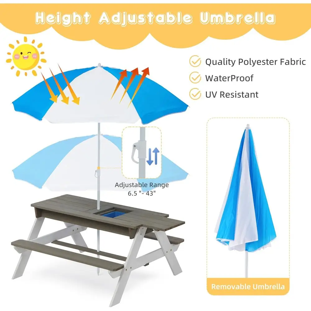 Ombouwbare 3-in-1 houten pickn - Kids Outdoor Water Play Table recensie en prijs