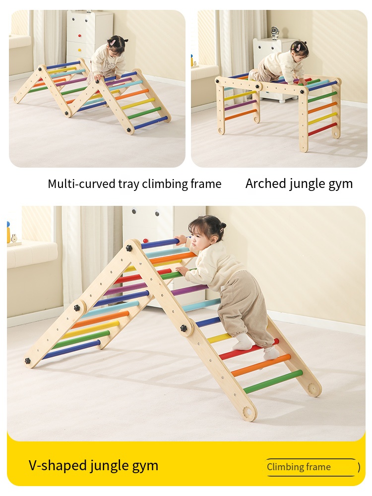 Klimrek voor kinderen, houten  - Kids Outdoor Jungle Gym recensie en prijs