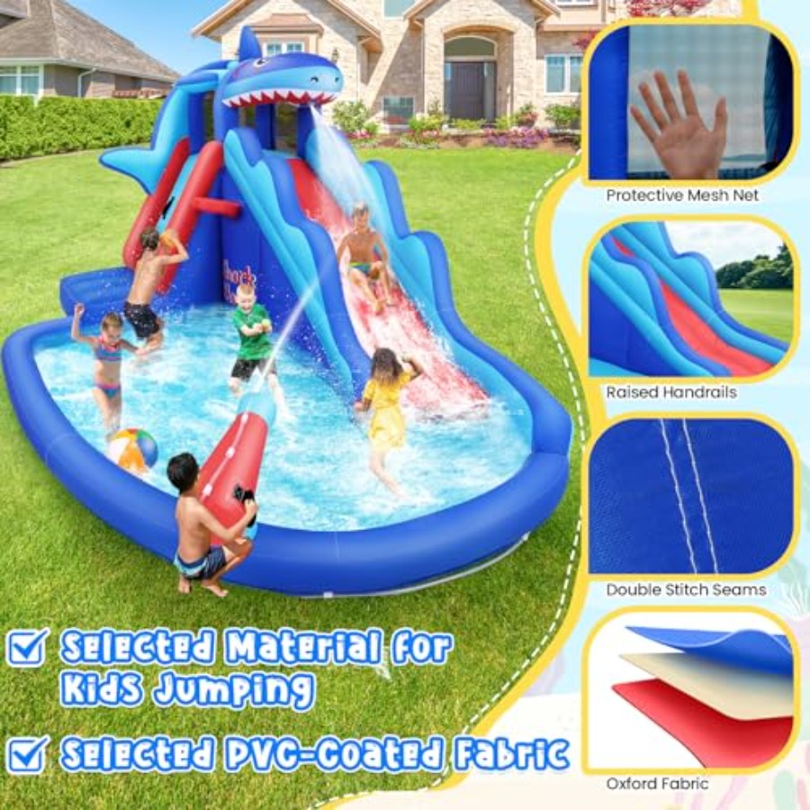 Opblaasbare waterglijbaan spri - Kids Outdoor Climbing Wall recensie en prijs