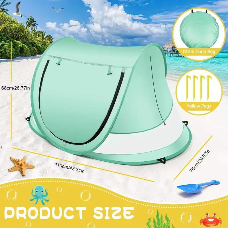 Strandtent voor peuters, buite - Kids Outdoor Tent recensie en prijs