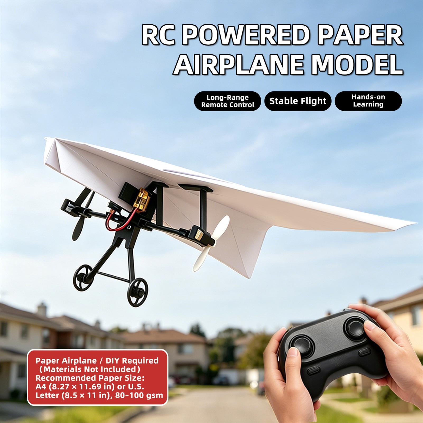 DIY RC Papieren Vliegtuig Kit  - Kids Outdoor Adventure recensie en prijs