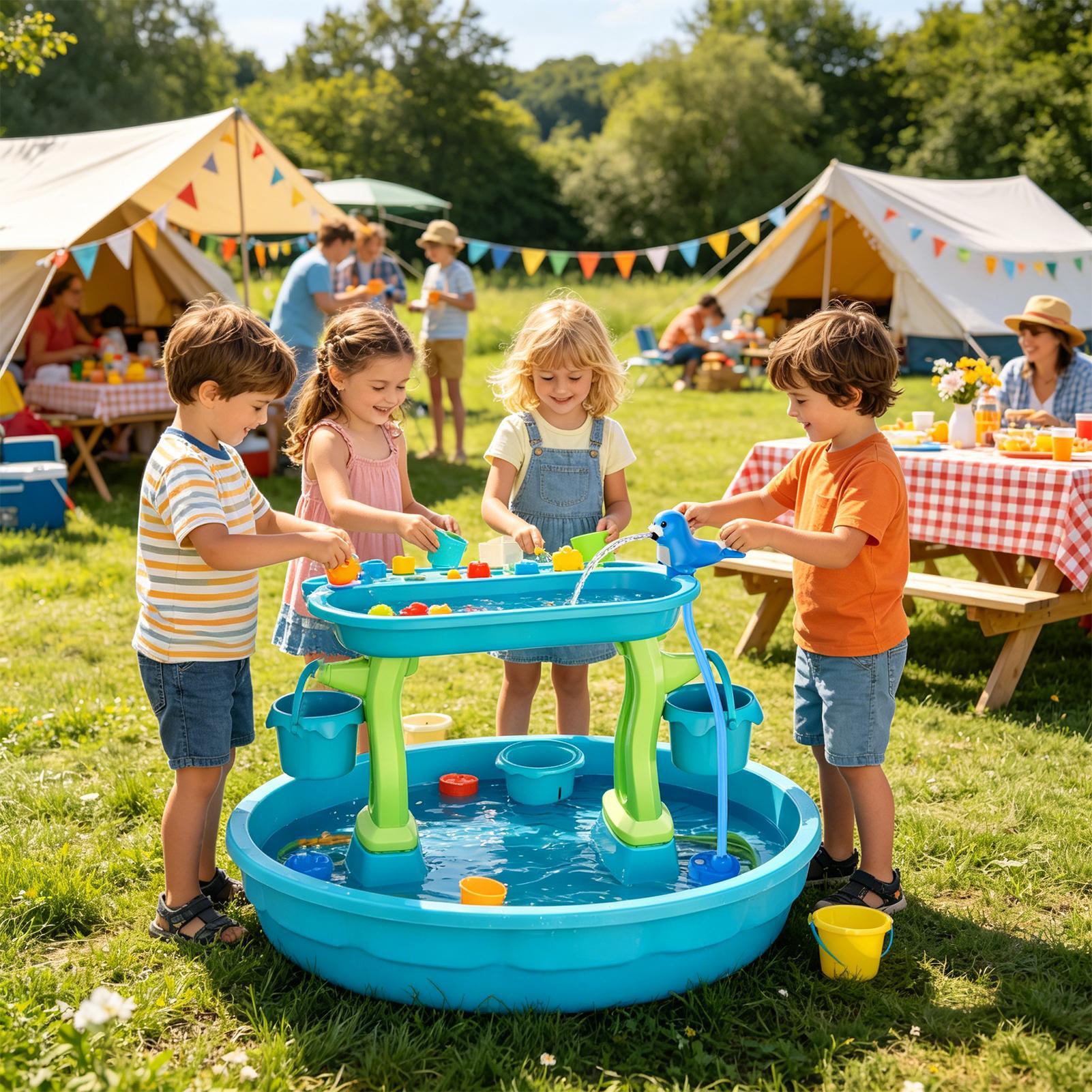 Oplaadbare watertafel-sproeipo - Kids Outdoor Water Play Table recensie en prijs