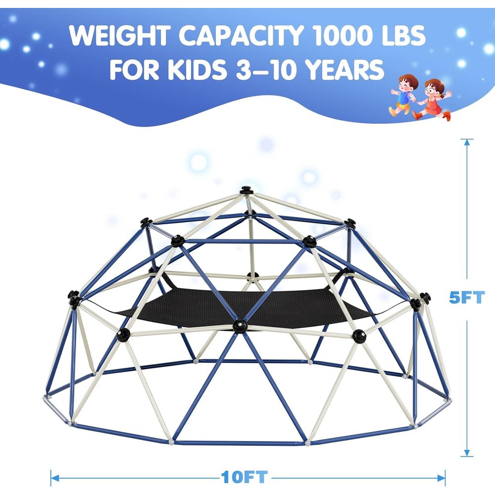 ClimDome, 10T Dome Climber met - Kids Outdoor Jungle Gym recensie en prijs