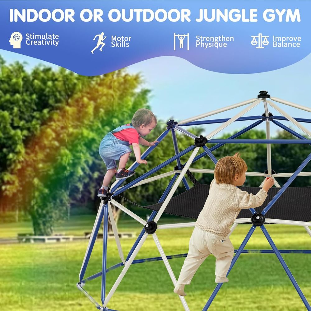 ClimDome, 10T Dome Climber met - Kids Outdoor Jungle Gym recensie en prijs