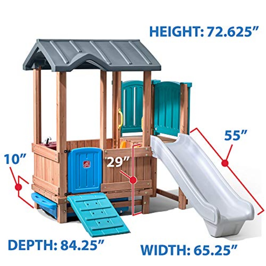 Woodland Adventure Speelhuis & - Kids Outdoor Playhouse recensie en prijs
