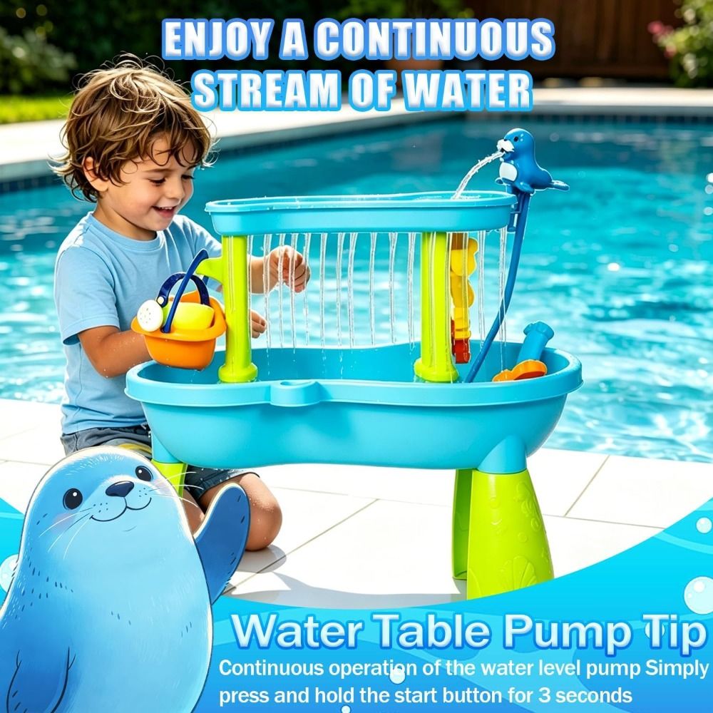 Draagbare, boorloze watertafel - Kids Outdoor Water Play Table recensie en prijs