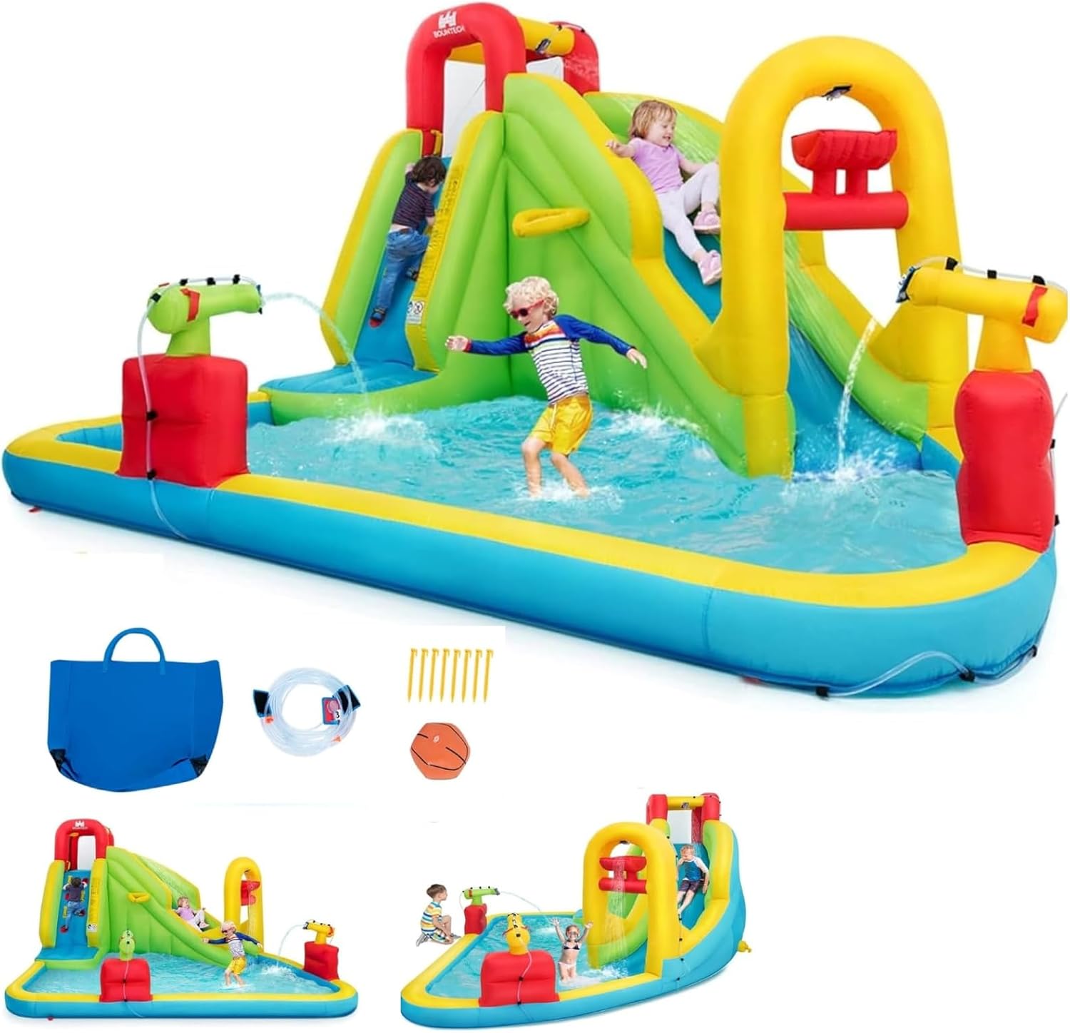 Mega Opblaasbaar Waterpark Spr - Kids Outdoor Climbing Wall recensie en prijs