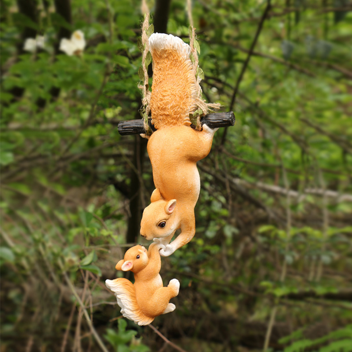Moeder-kind eekhoorn hars hang - Kids Outdoor Swing Set recensie en prijs