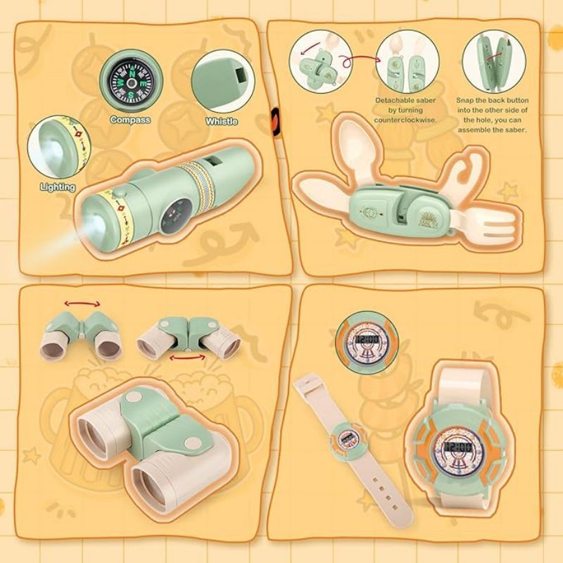 Campingset voor kinderen Peute - Kids Outdoor Tent recensie en prijs