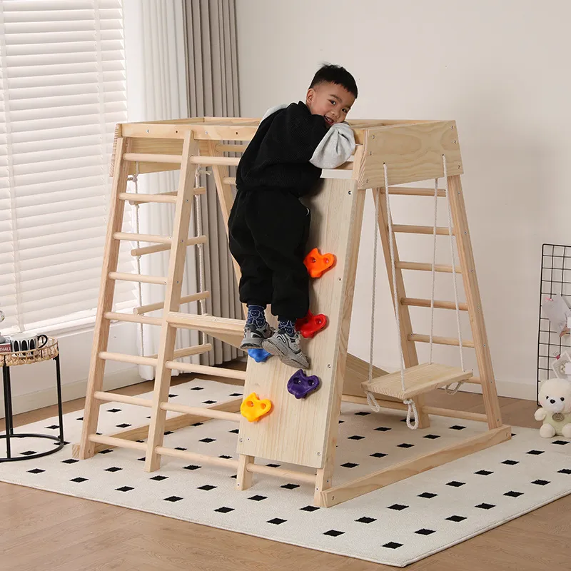 JMZ Houten Jungle Gym Glijbaan - Kids Outdoor Jungle Gym recensie en prijs