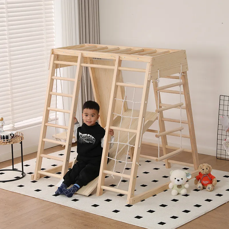 JMZ Houten Jungle Gym Glijbaan - Kids Outdoor Jungle Gym recensie en prijs