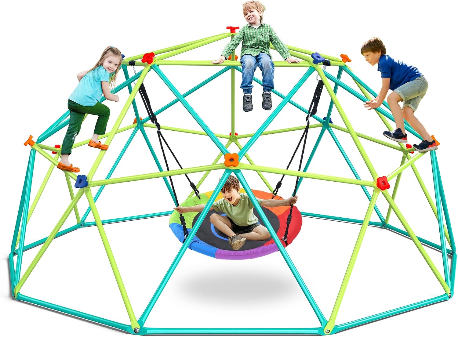 Klimkooi-schommelset van 3 met - Kids Outdoor Swing Set recensie en prijs